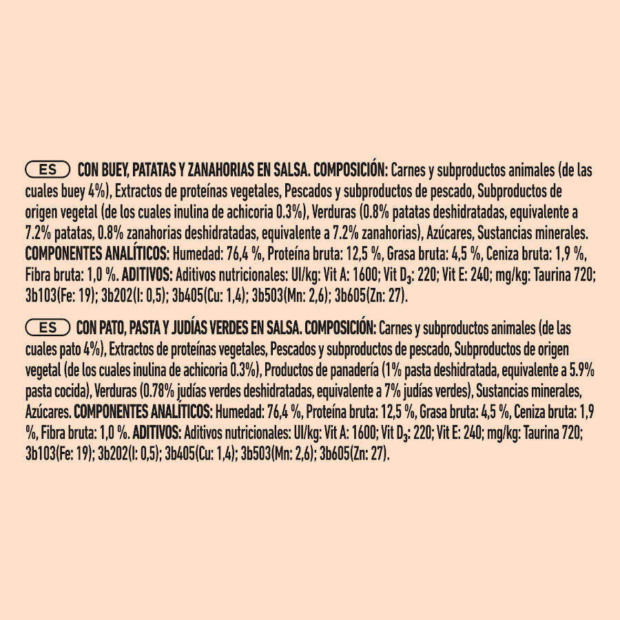 4 sobres x 85 g One Adult Mini Small Active  Buey y Pato en Salsa sobre para perros, , large Imagen numero 4